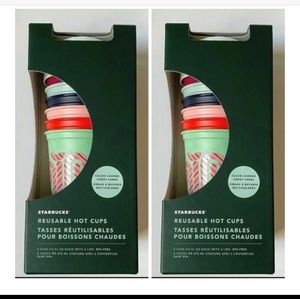 Starbucks holiday candy cane color changing hot cups